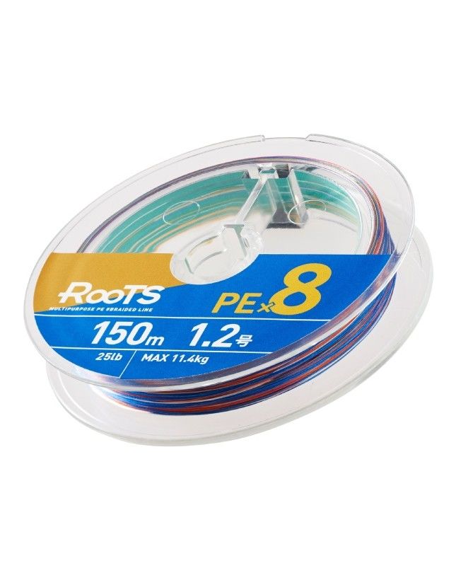 Gosen  Roots PE 8 Örgü Spin İp Misina 150mt Multi Color